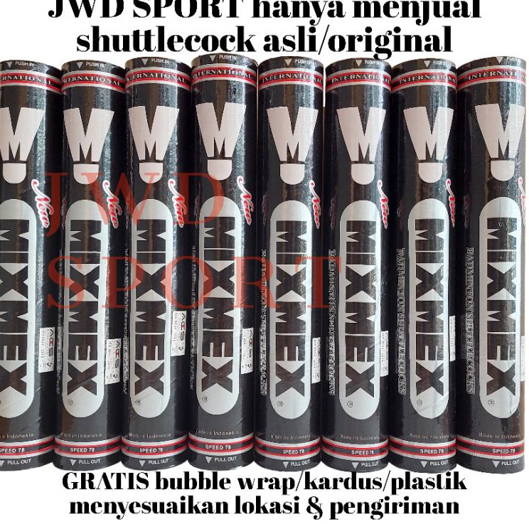 Hemat  MixMex Shuttlecock Original isi 12 per slop  Kok Badminton  Bulutangkis