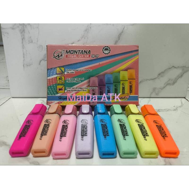 

stabilo montana, 8 macam warna