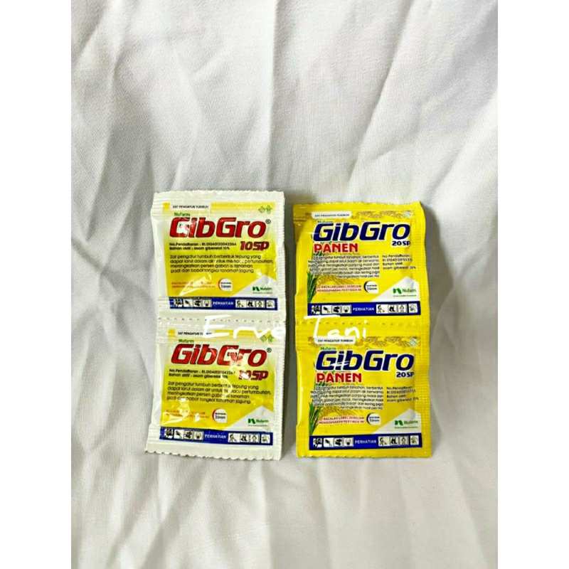 PUPUK ZPT GIBGRO 10SP GIBGRO 20SP PANEN KEMASAN 1 GRAM / PUPUK TANAMAN / PUPUK DAUN / PUPUK BUAH