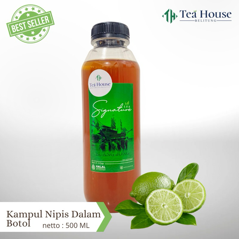 Teh Kampul jeruk nipis- Tea House Belitung