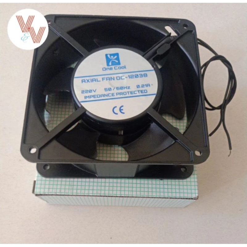 axial fan/ cooling fan kulkas 12 cm x 12 cm