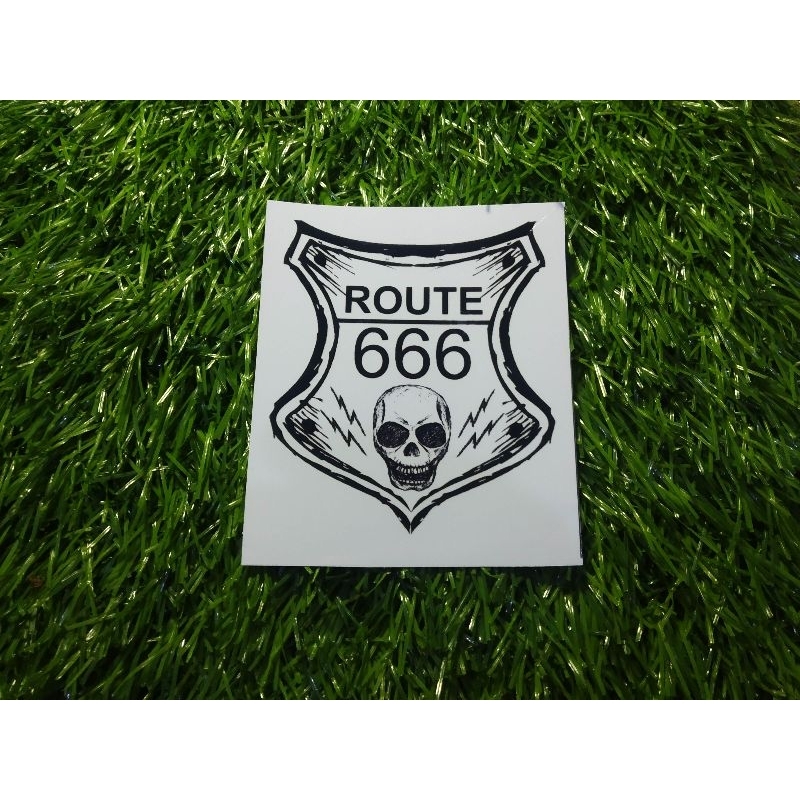 

print stiker route 666