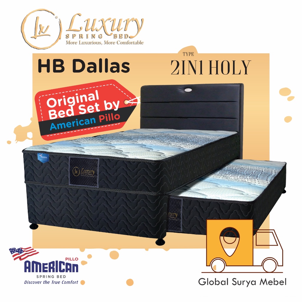 American Luxury Spring Bed Tipe 2 in 1