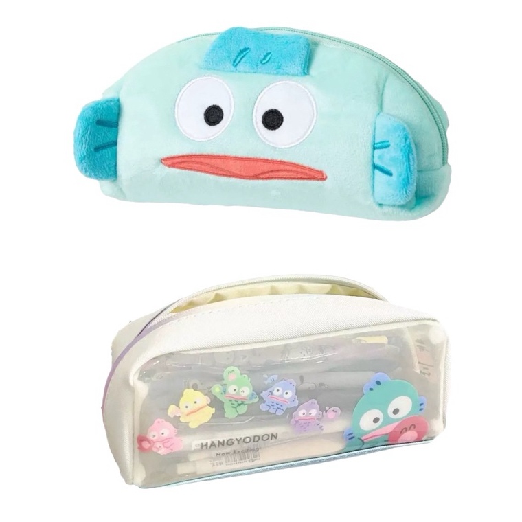 

KODE L16K Kotak Tempat Pensil lucu sanrio Pencil Case Sanrio Hangyodon Lazy FIsh