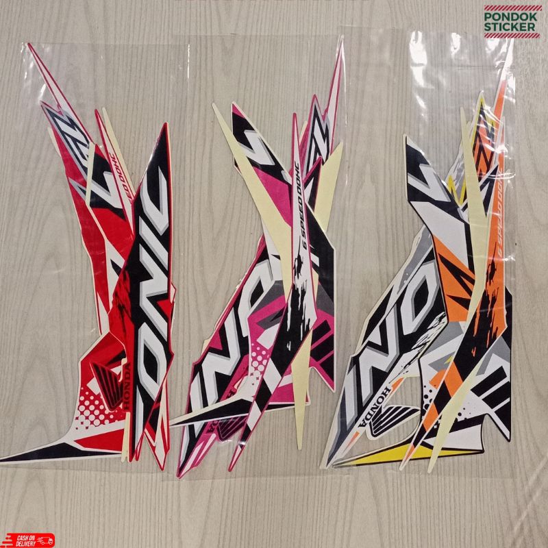 Striping sticker Honda Sonic 150R 2016 2017