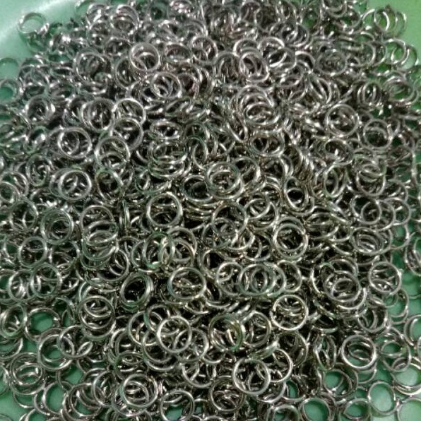 Super Untung  Jump ring rosario silver