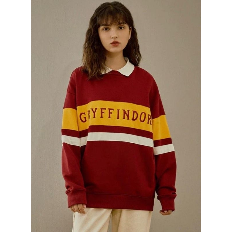 Crewneck Rugby Graphic Tee Harry Potter Gryffindor