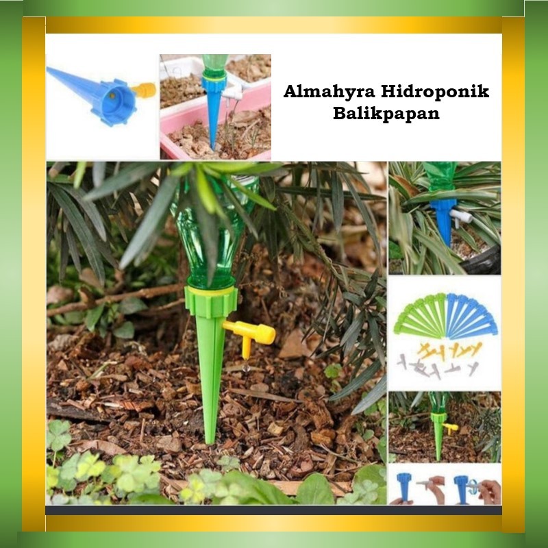 Drip Tetes Tanaman Botol Irigasi Penyiraman Tanaman Water Cone