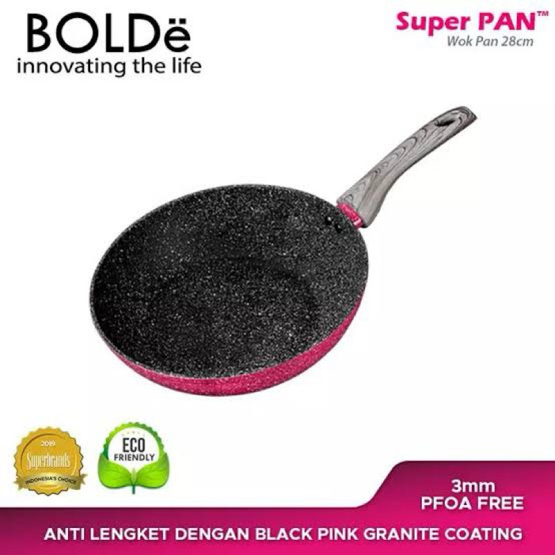 BOLDe SuperPAN WOK ( WAJAN ) 24 cm, Granite Beige Series