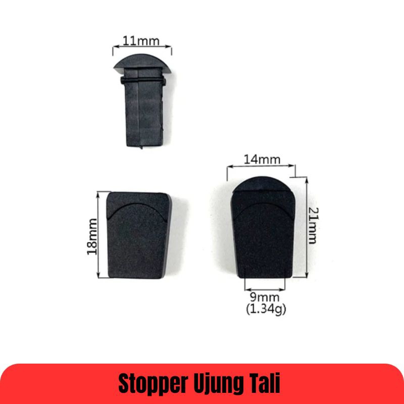 Stopper Ujung Tali/Stopper Tali Kur(1Set)