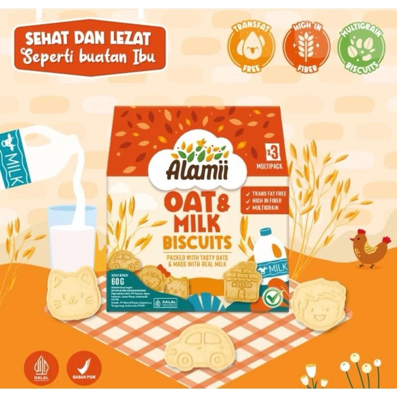 

ALAMI MULTIGRAIN BISKUIT OAT N MILK