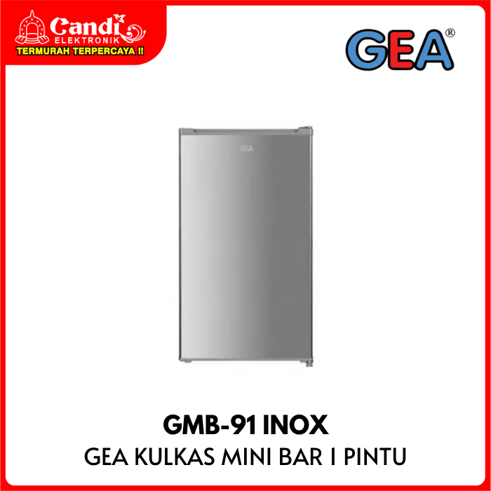 GEA Kulkas Mini 1 Pintu 89 Liter GMB-91 INOX