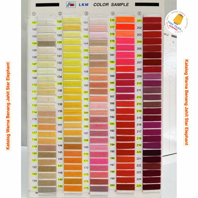 RK Star Elephant Benang Jahit Jeans 20/2 Netto : 133 Gram