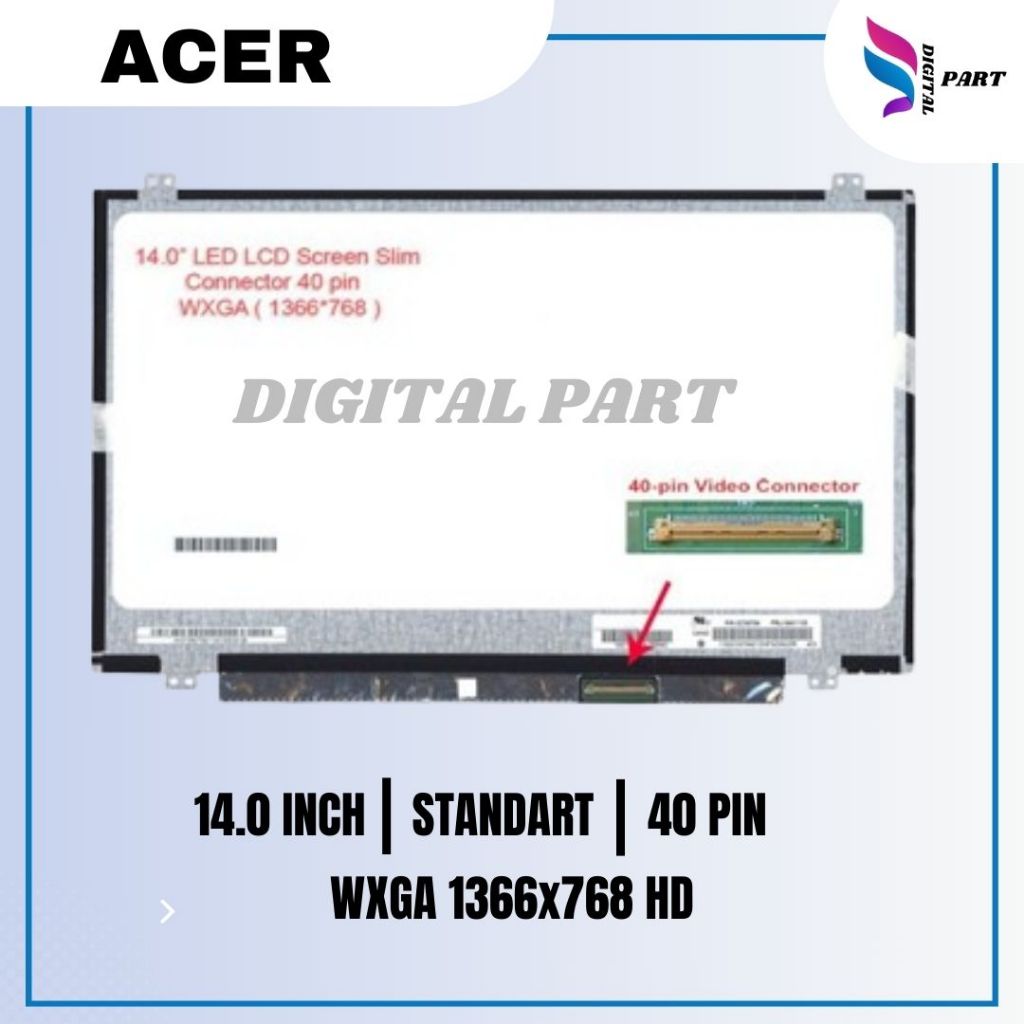 LED LCD Laptop Acer Aspire 4253 4352 4349 4535 4732 4732Z 14.0 STD