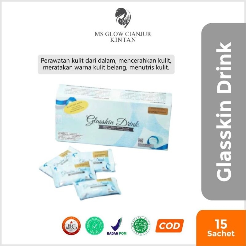 

GLASSKIN DRINK 1 BOX ISI 15 SACHET