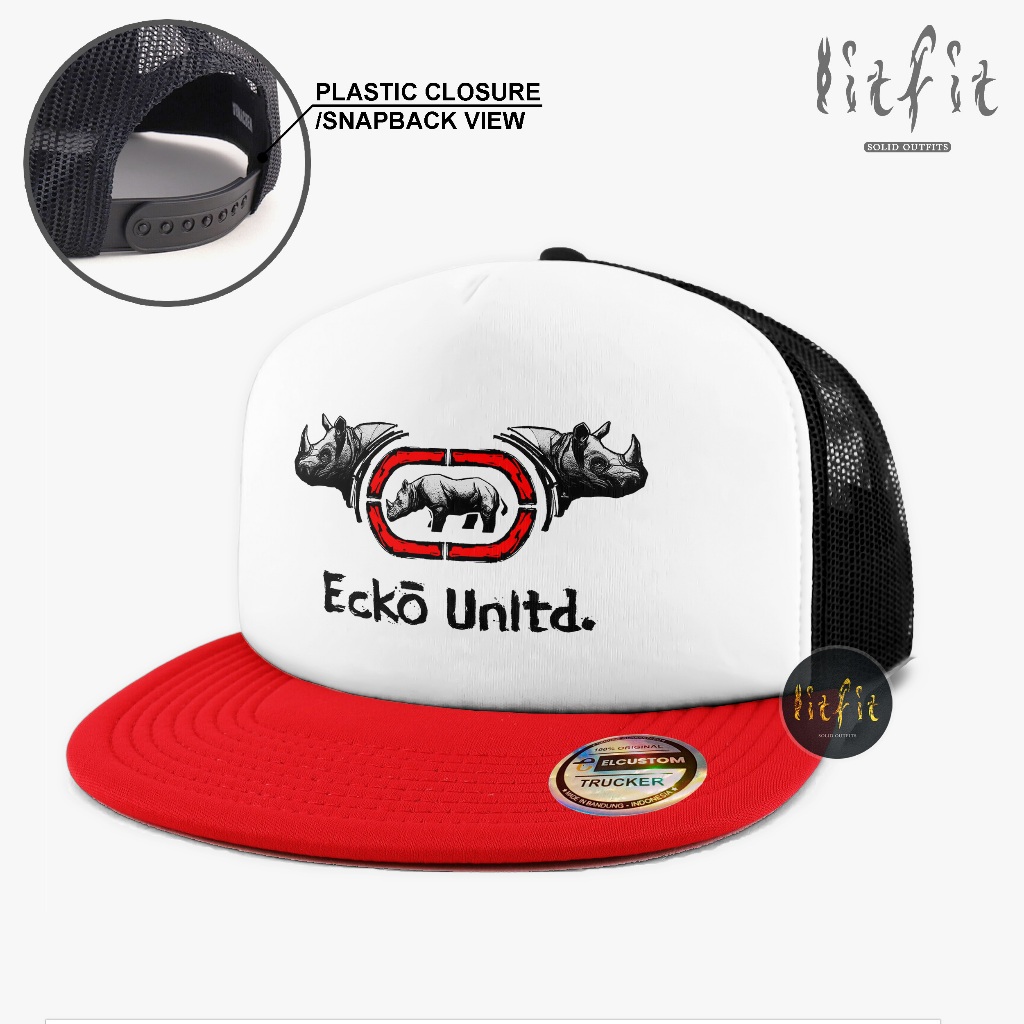 Ecko UNLTD Snapback /Topi Skena /Topi Sablon /Topi Trucker /Topi Jaring /Trucker Cap /Skena /Topi Pr