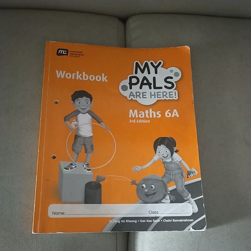 My pals Are here Maths 6A workbook used