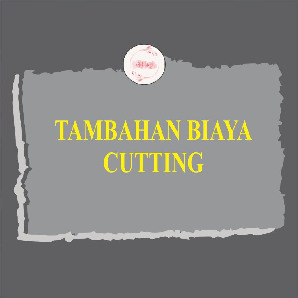 

Tambahan Biaya Cutting A3+ Kiss Cut / Die Cut