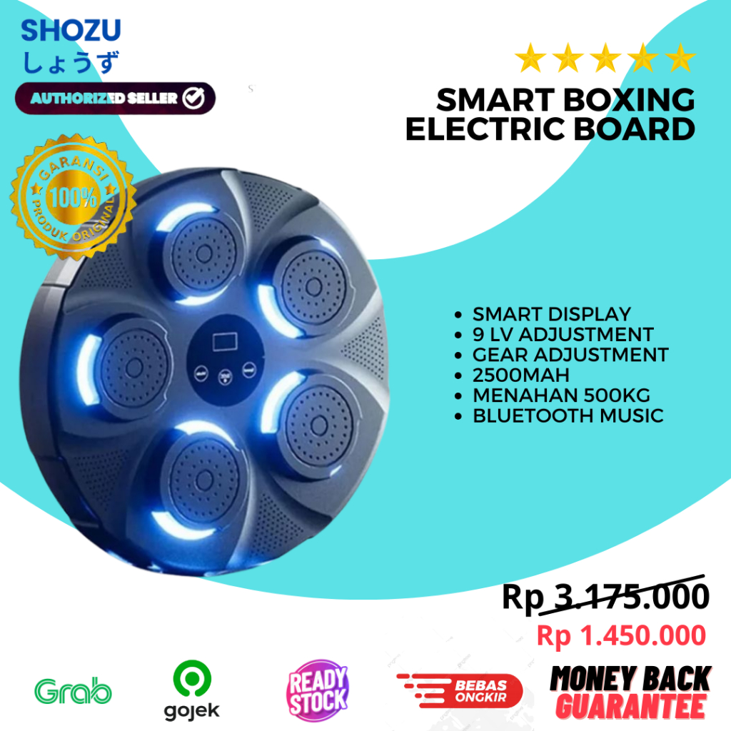 Papan Tinju Musik Boxing Electric Board Alat Latihan Tinju Boxing Machine ORIGINAL