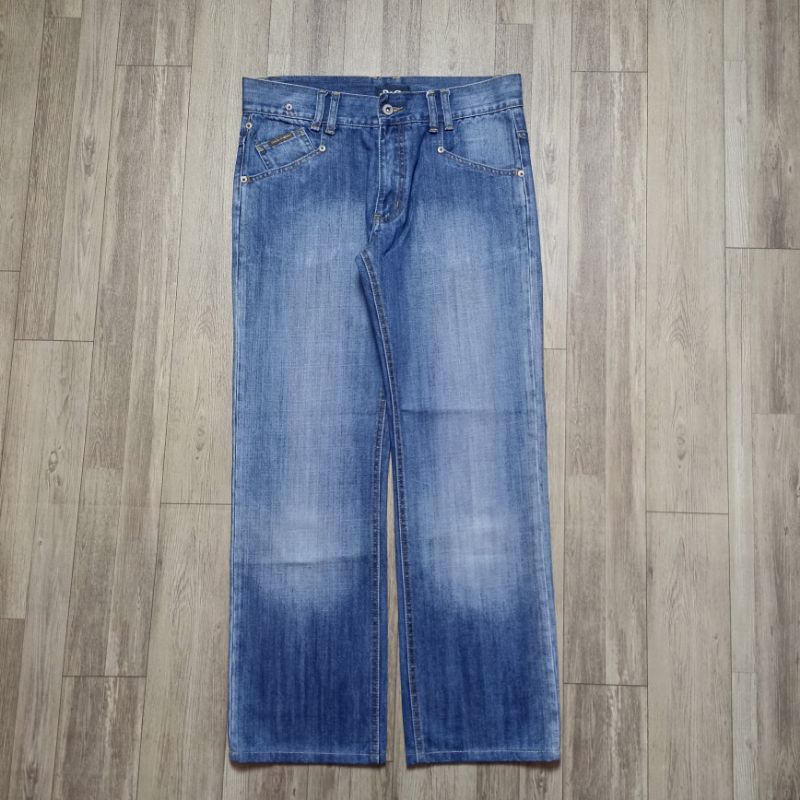 Luxury Vintage Dolce & Gabbana Ittierre jeans zoso Led zepelin logo