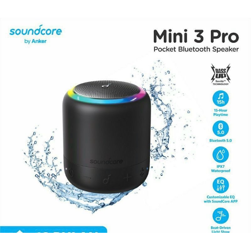 Soundcore Mini 3 Pro Original Bluetooth Speaker A3127 Resmi Anker