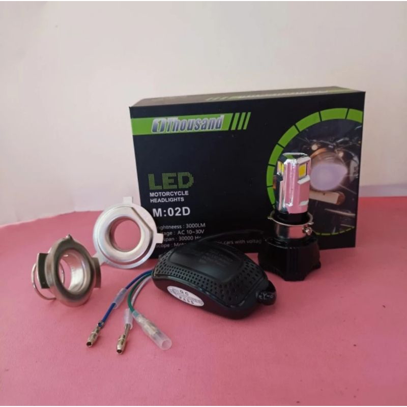 LAMPU DEPAN LED 3 MATA RTD 1THOUSAND