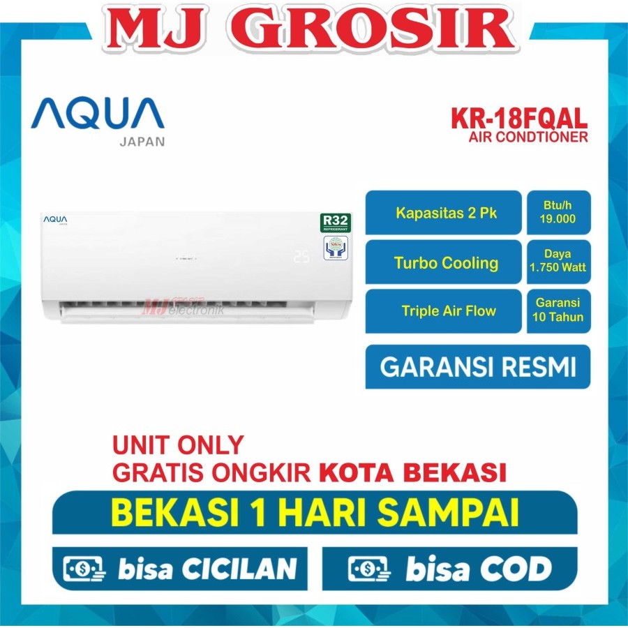 AC AQUA JAPAN AQA KR 18 FQAL 2 PK LOW WATT UNIT ONLY
