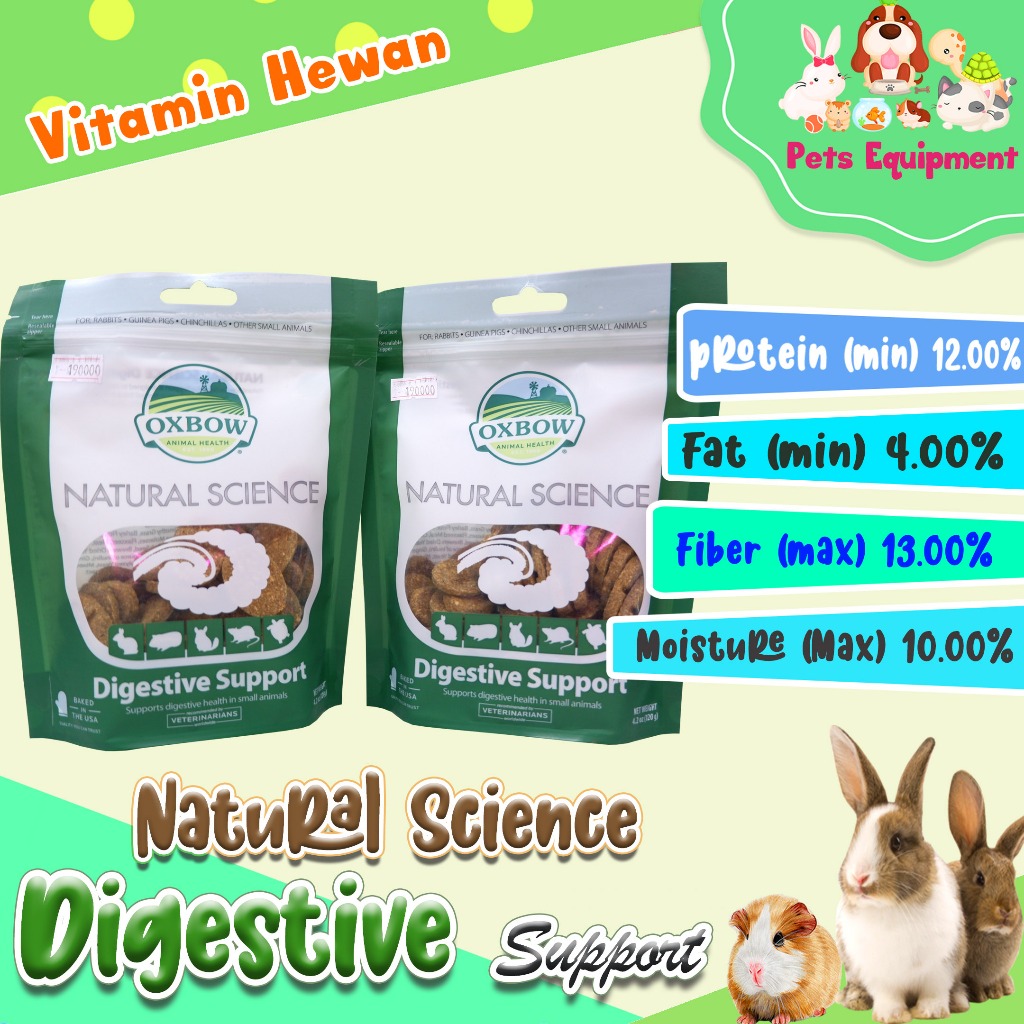 BELI SATUAN DIGESTIVE SUPPORT OXBOW/ vitamin oxbow /multivitamin