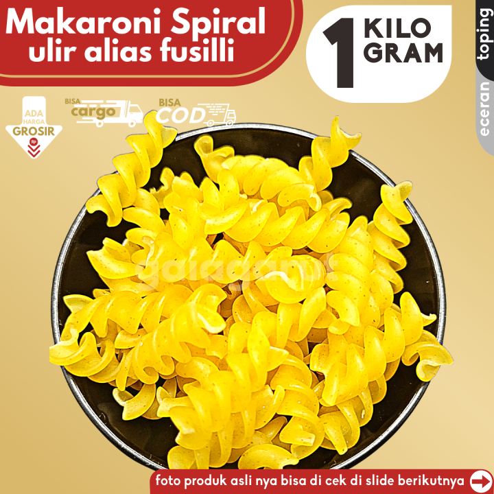 

Kerupuk MAKARONI ULIR 1KG Bahan Seblak by GG (Bisa COD/Grosir/Kargo)