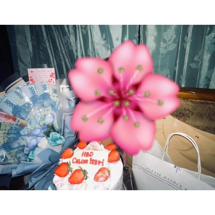 Buket bucket bouquet uang kosong kosongan 15 lembar slot kado hadiah ulang tahun wisuda anniversary