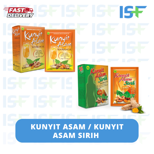 

⭐ISF⭐Kunyit Asam / Sirih 5 Sachet Sido Muncul Sidomuncul Minuman Sehat Bau Badan Pelancar Haid