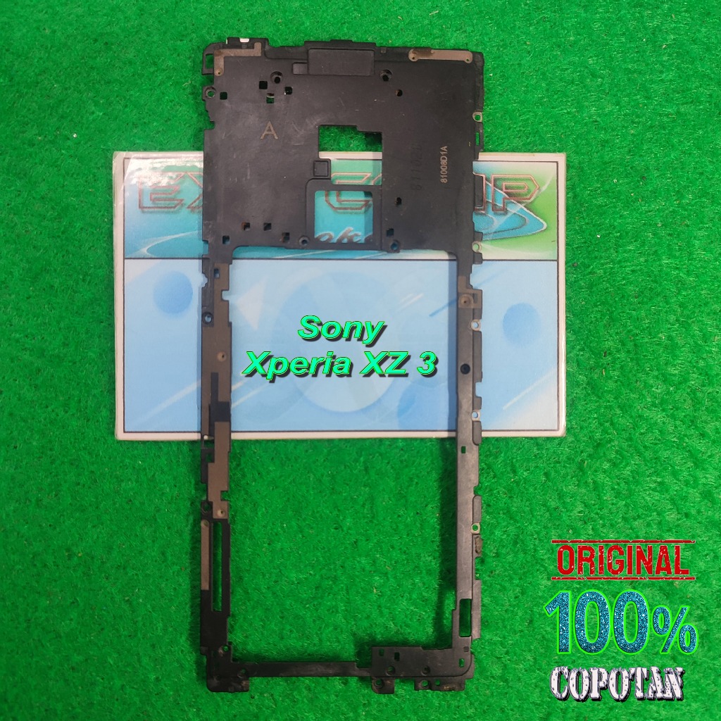 Sony Xperia XZ 3 (PM-1152-BV) 2018 Tutup mesin belakang / midle frame original copotan | eXe Comp