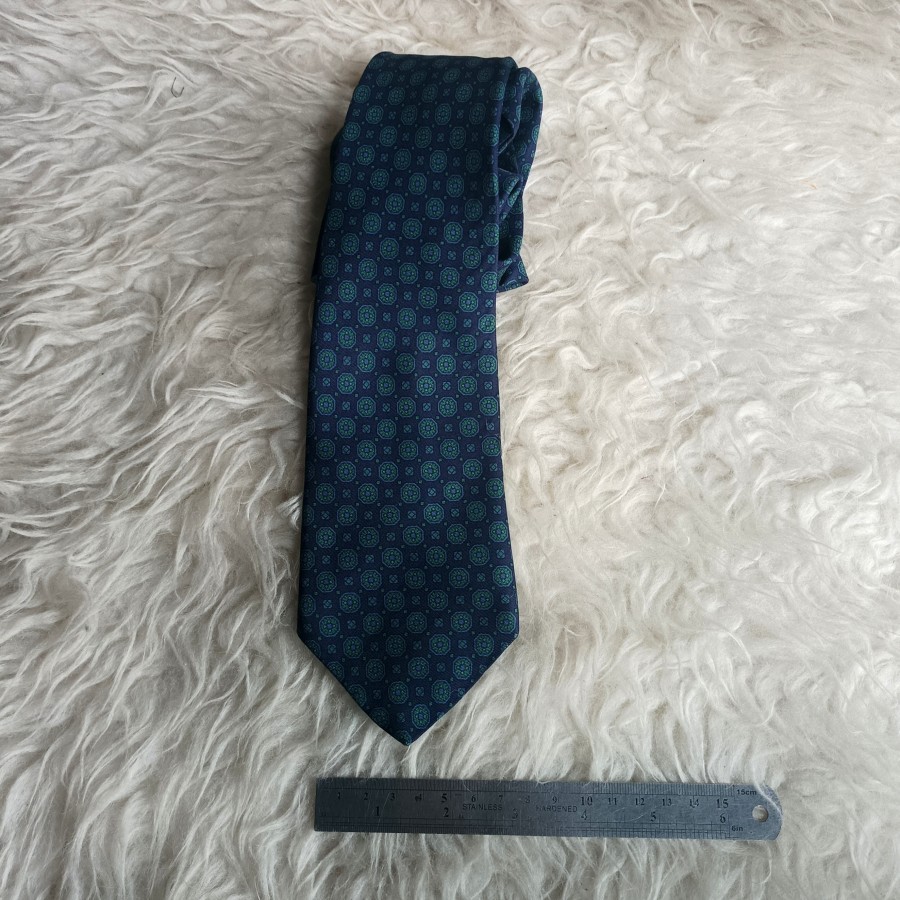 dasi lanvin paris art pattern silk necktie luxury