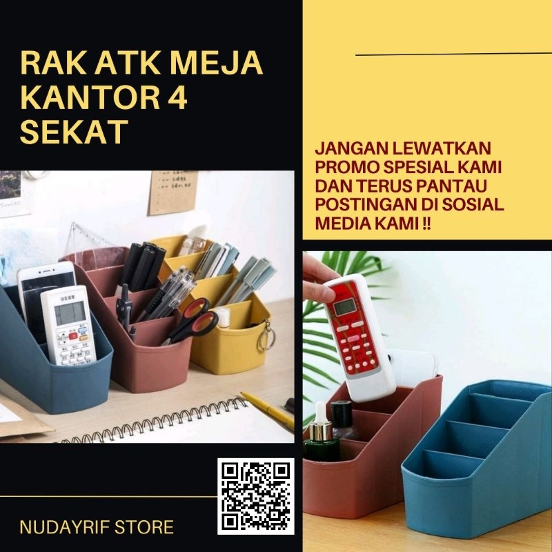 P.22_RAK ATK MEJA KANTOR 4 SEKAT