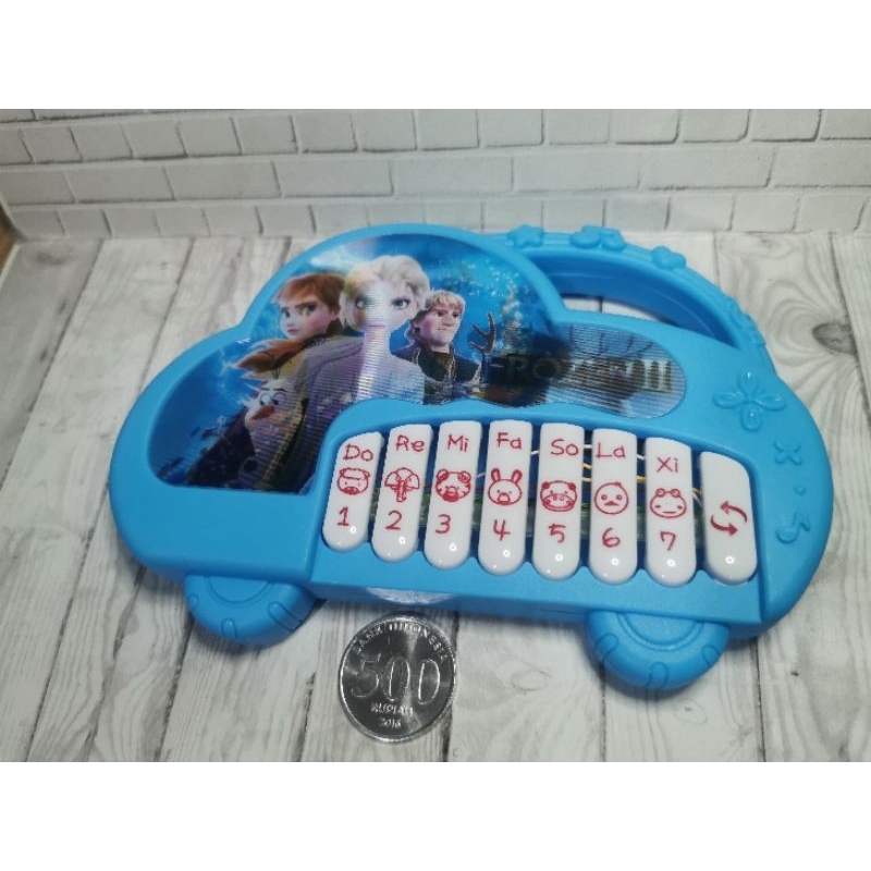 mainan piano anak musik melodi bergambar doremi