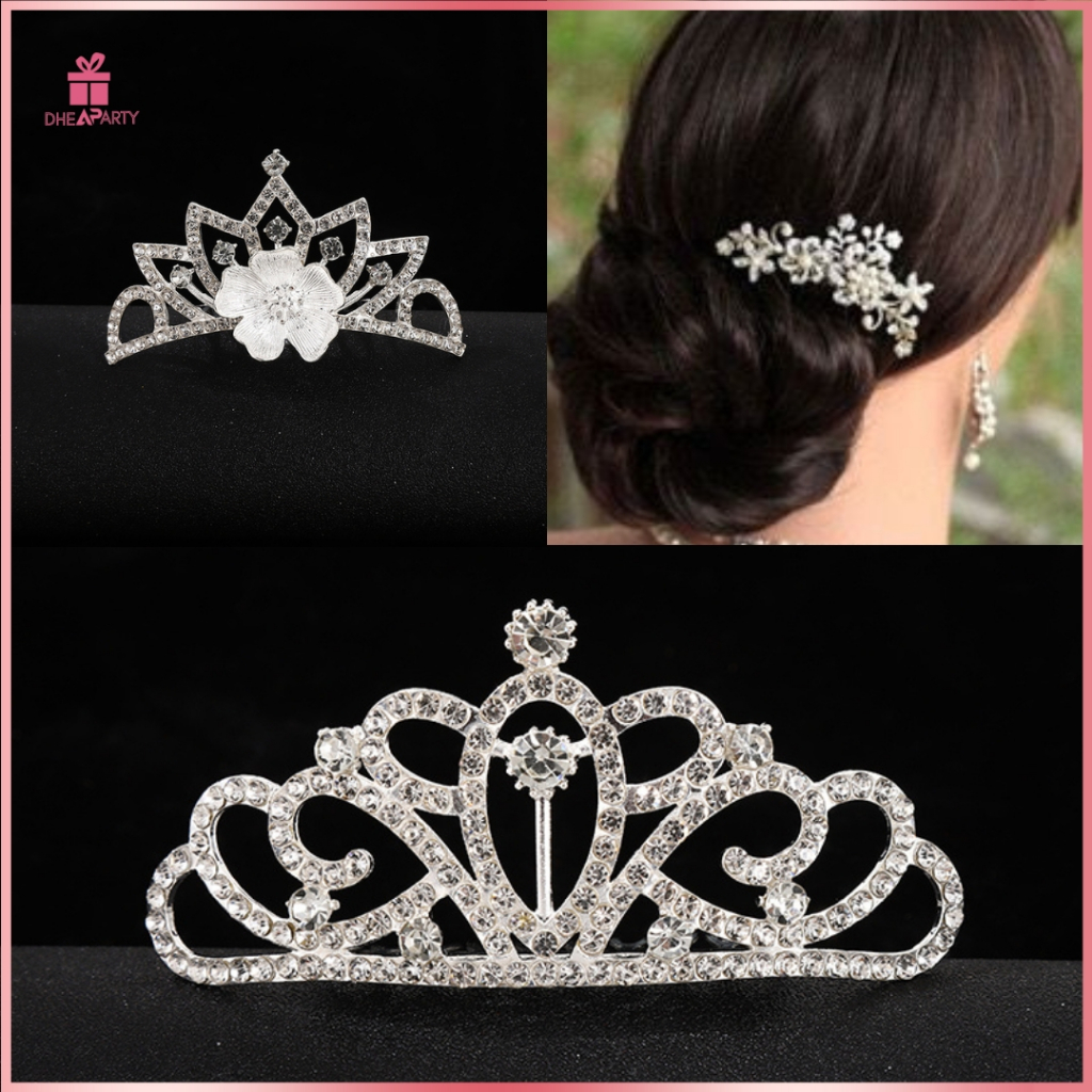 DP Sirkam Rambut Hairpiece Wanita / Jepit Sanggul Aksesoris Rambut Wanita / Aksesoris Pengantin Wani