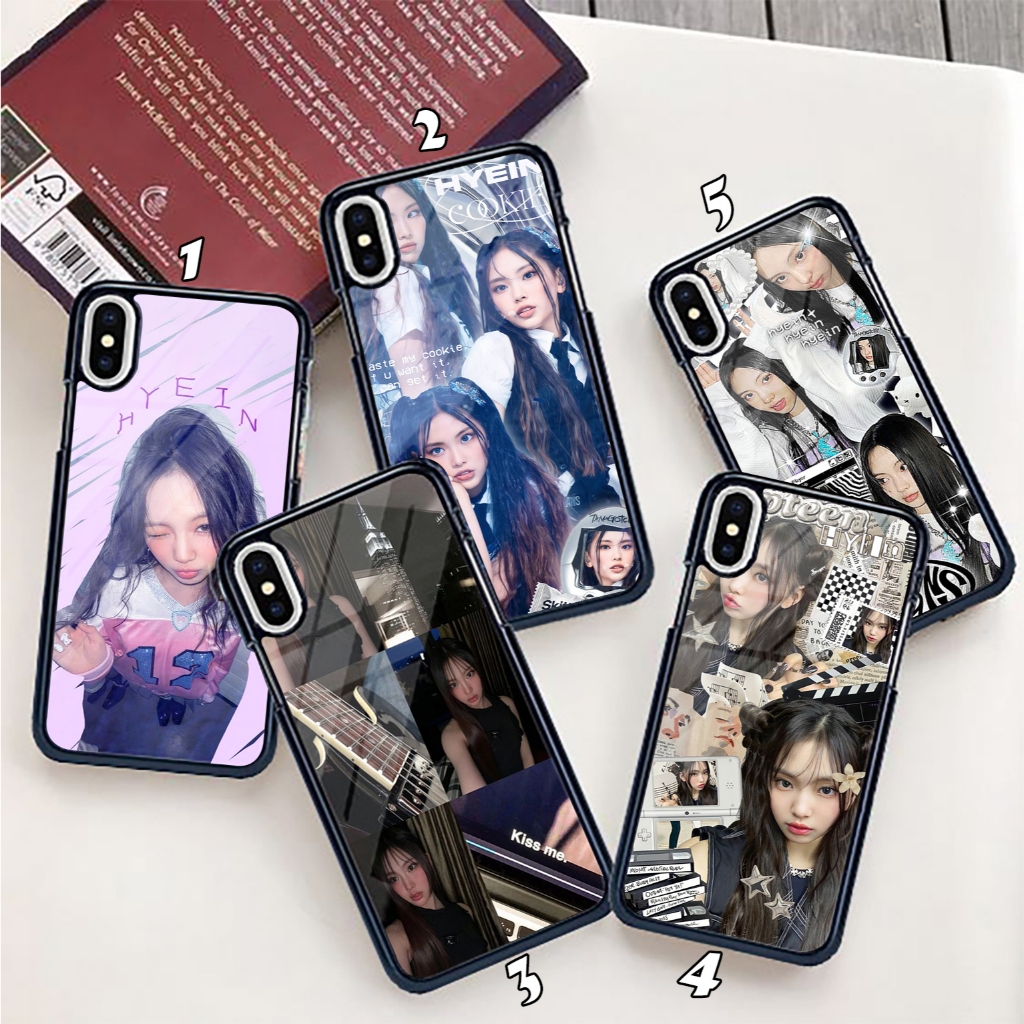Case Motif MEMBER NewJeans Hyein  Hardcase 2D Glossy ready for all type hp...