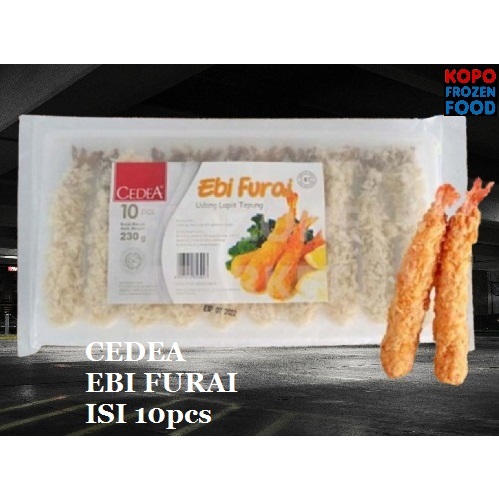 

CEDEA Ebi Furai Isi10 230gr (Tahan Suhu Ruangan 1hari)