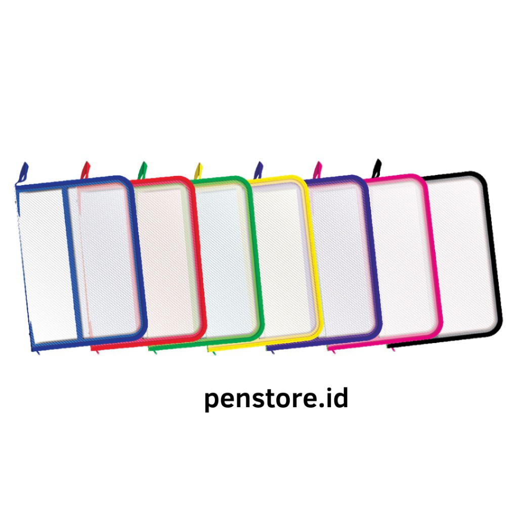 

(pcs) MAP ZIPPER FILE/ MAP PLASTIK RESLETING JALA 7001 FOLIO