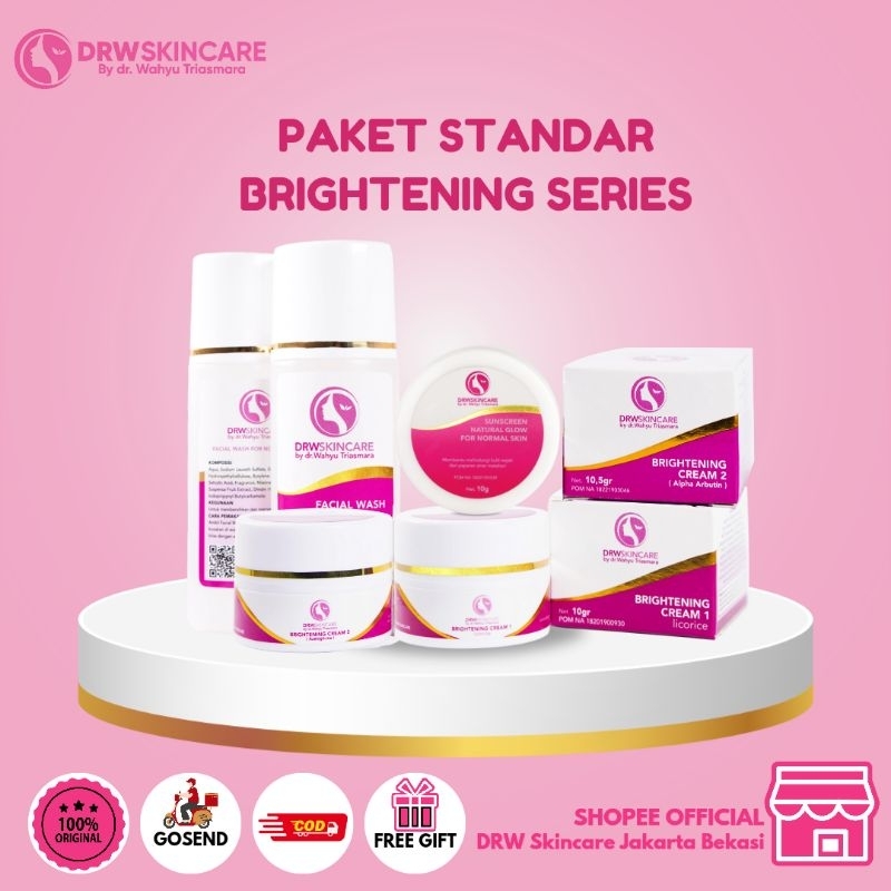 PAKET BRIGHTENING DRW SKINCARE/WHITENING/BRIGHTENING/FLEK HITAM