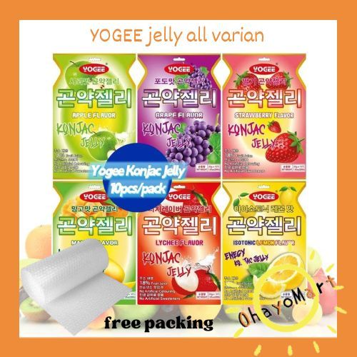 

Yogee Konjac Jelly / Konnyaku jelly / Yogee permen jeli aneka rasa 200g