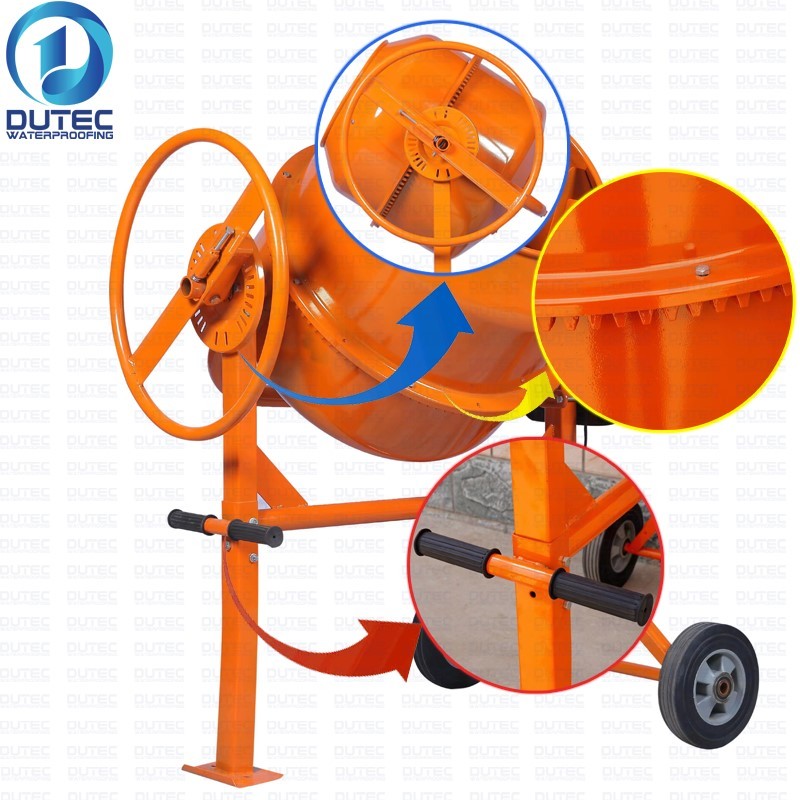 Mesin Pengaduk Semen Molen Listrik / Electric Concrete Mixer 120 180 240 liter