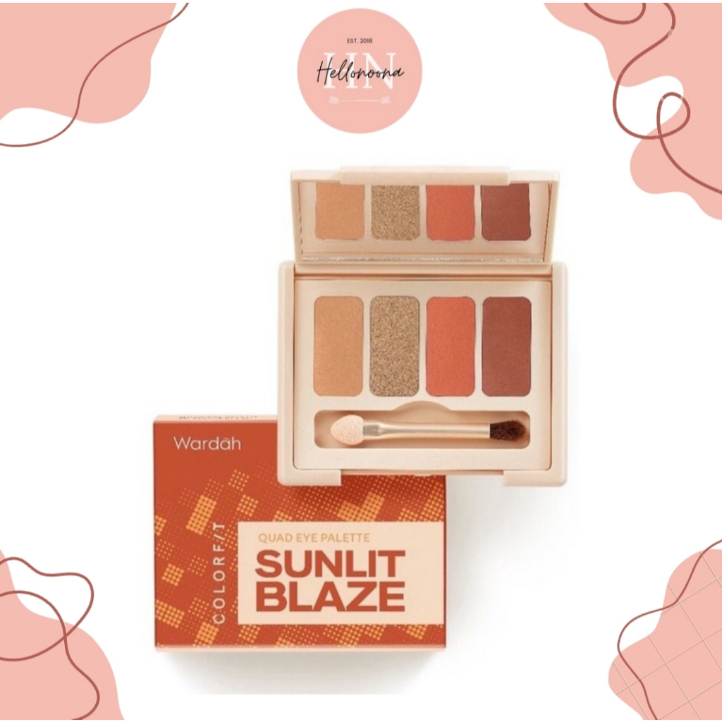 WARDAH - Colorfit Quad Eye Pallete Eyeshadow 4 in 1