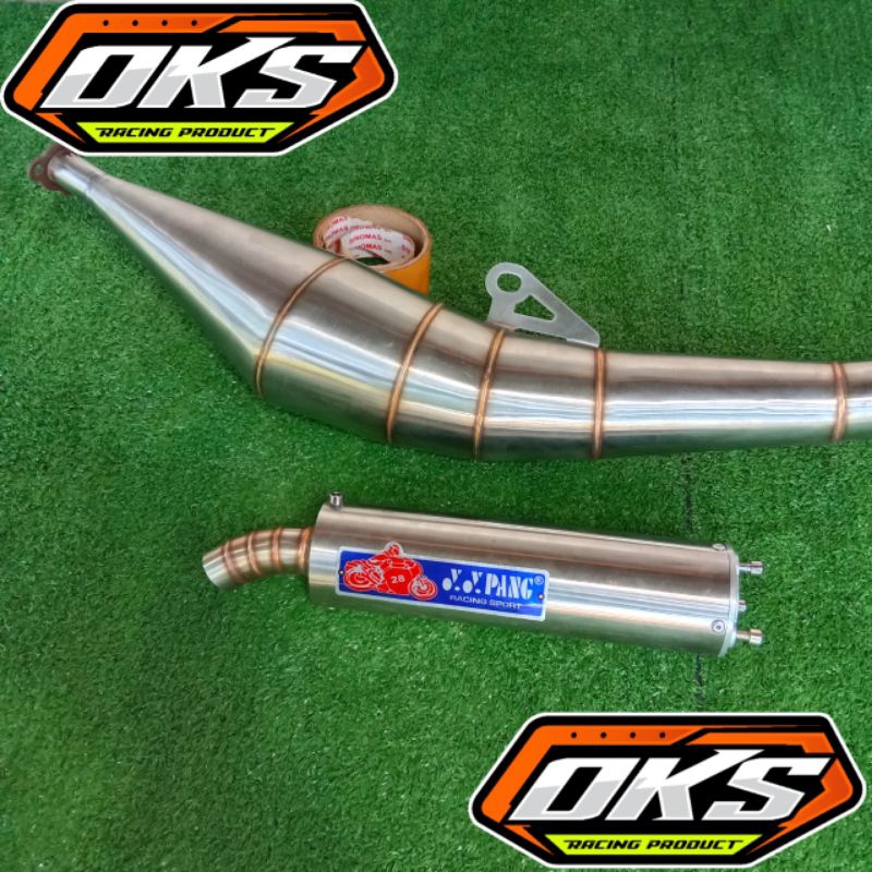 Knalpot Racing YY PANG Stainles Model Samping Pnp YAMAHA FIZ R