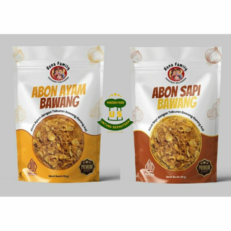 

Bona Family Abon sapi Abon Ayam Bawang 90gr Abon Sapi Bawang 90gr Abon Mpasi abon gurih