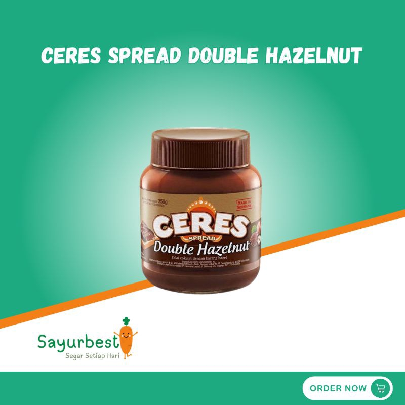 

Choco Spread Double Hazelnut 350gr