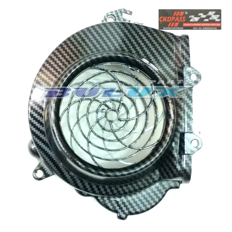 FAN COVER TUTUP PENGAMAN KIPAS CARBON BEAT SCOOPY SPACY KARBU 2008 2009 2010 2011 2012 KARBON WTP