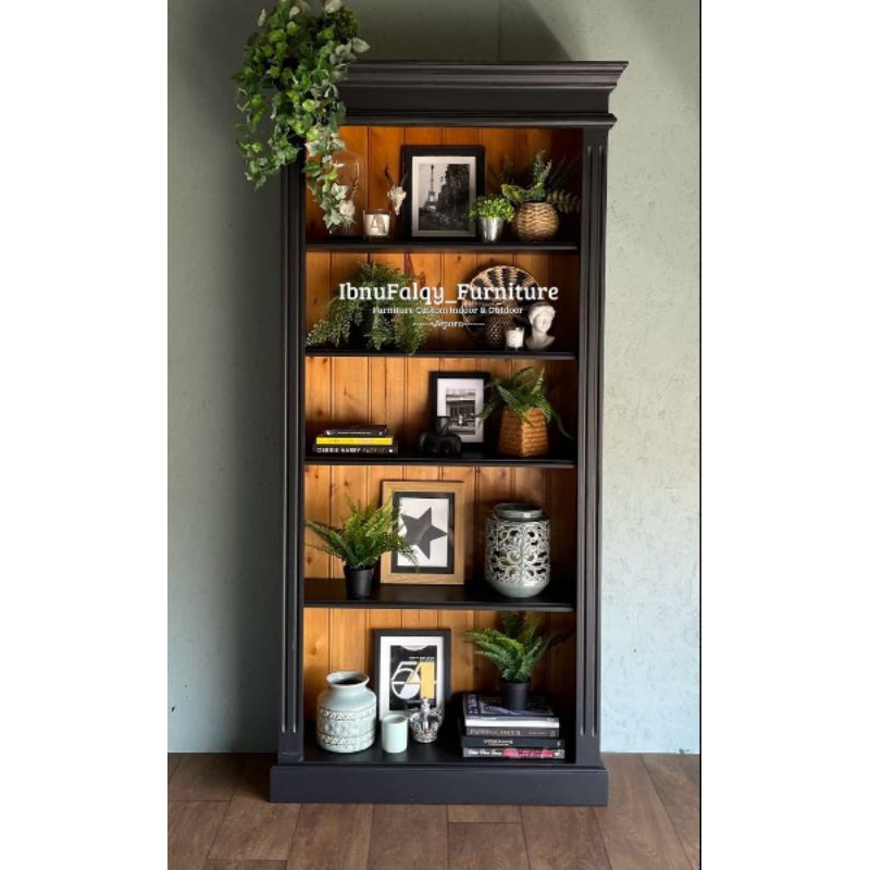 Rak Buku Kayu Jati, Almari Pajangan kayu Jati, Almari pajangan Jati Jepara