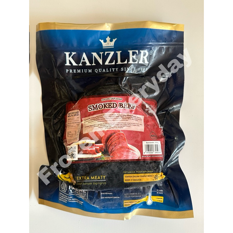 

KANZLER SMOKE BEEF 250gr (Daging Asap)