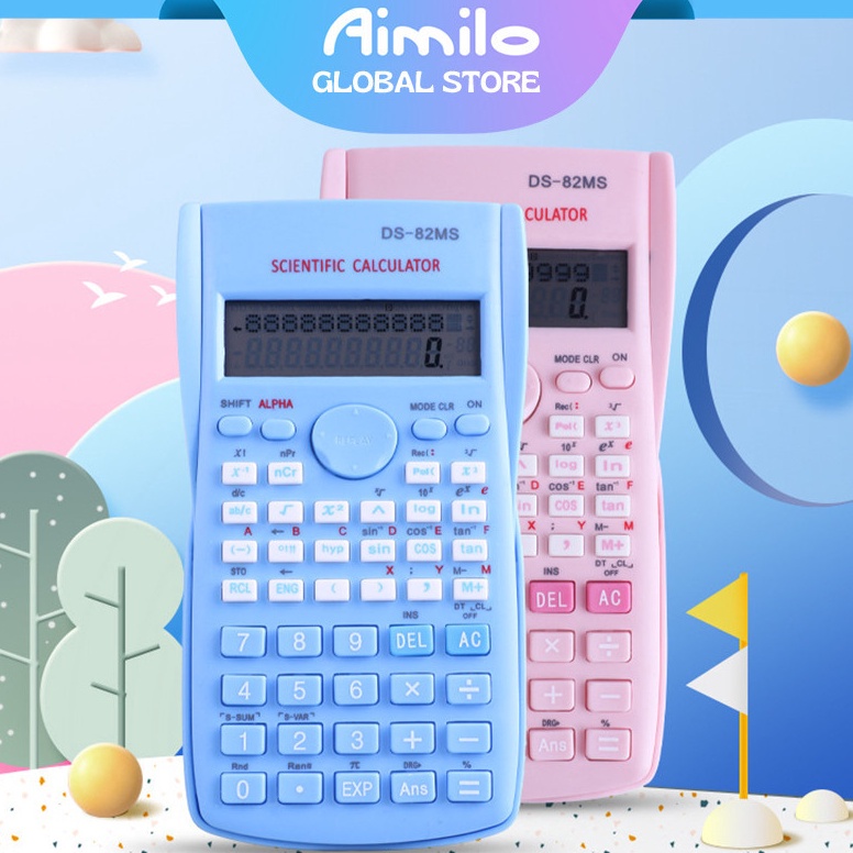 

KODE E89F READY Aimilo Kalkulator Scientific Calculator 24 Fungsi Kalkulasi 3 Warna